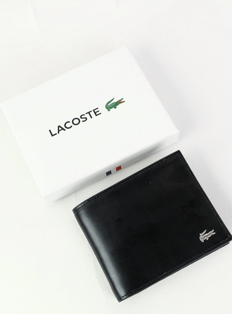 LC Black Leather Wallet For Men 87#