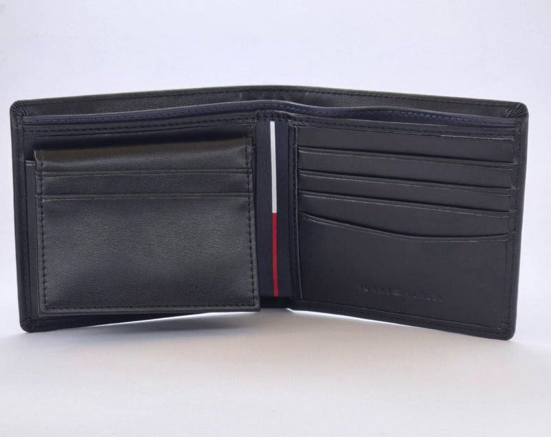 TH Black Leather Wallet 45#