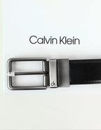 CK Black Leather Wallet-Belt Set For Men 16#