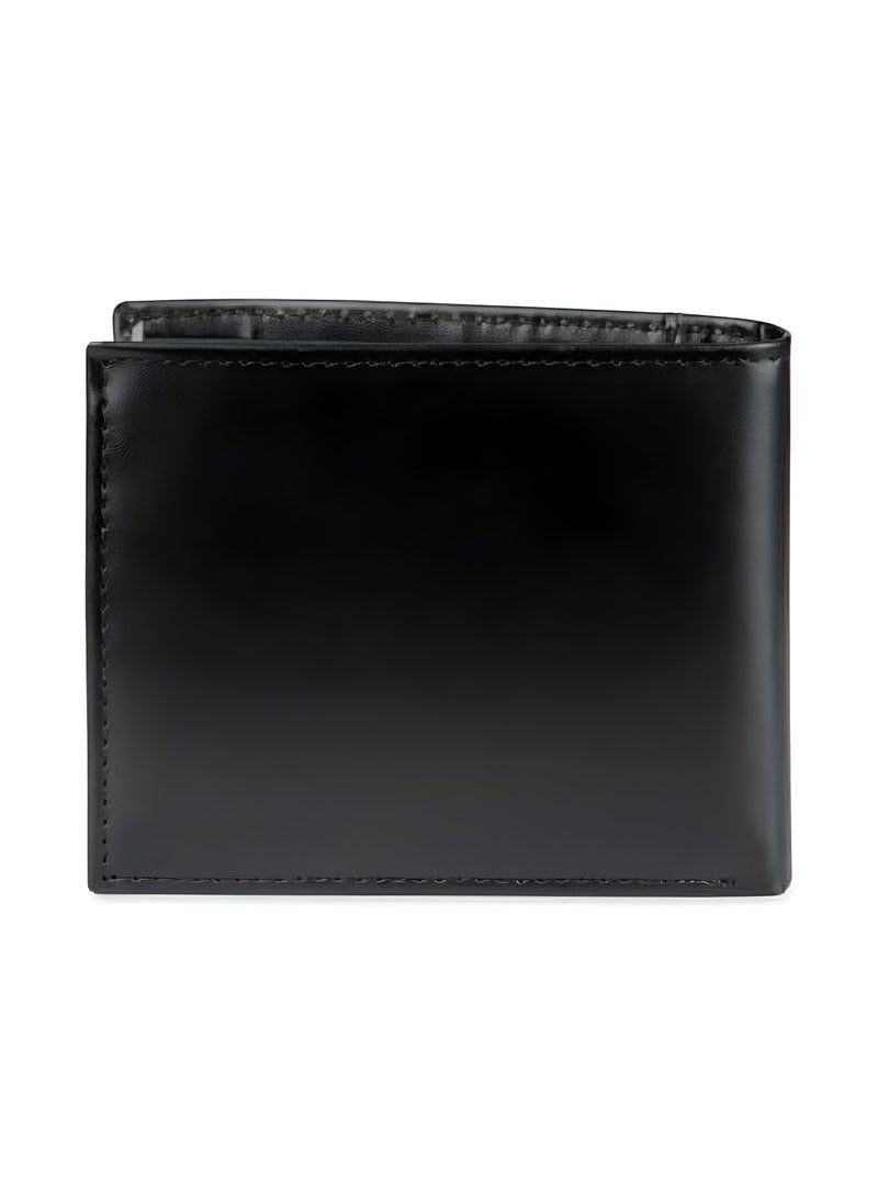 TH Black Leather Bifold Wallet For Men 6#