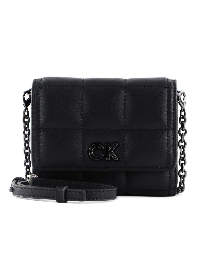CK Quilted Black Wallet For Women 77#