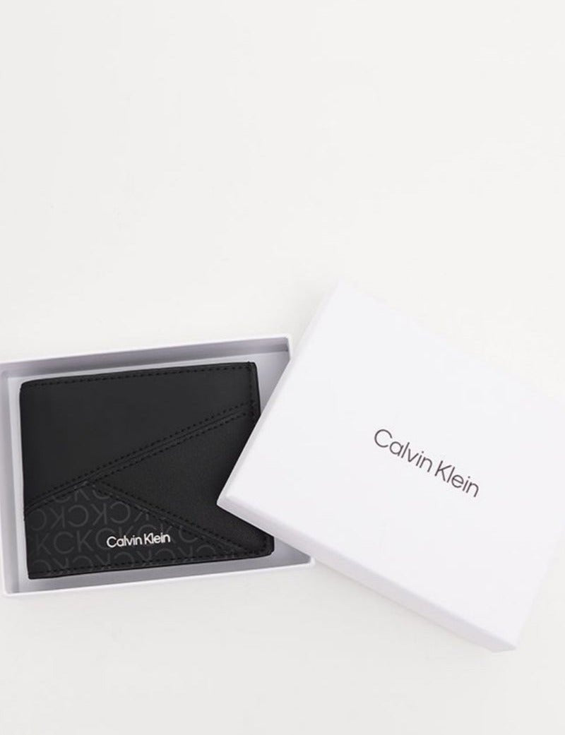 CK Black Leather Wallet For Men 73#