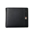 TH Black Leather Wallet For Men 36#