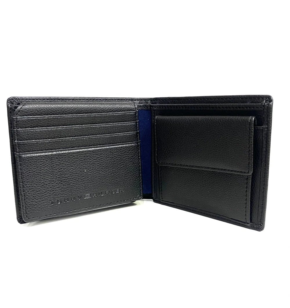 TH Black Leather Wallet For Men 36#