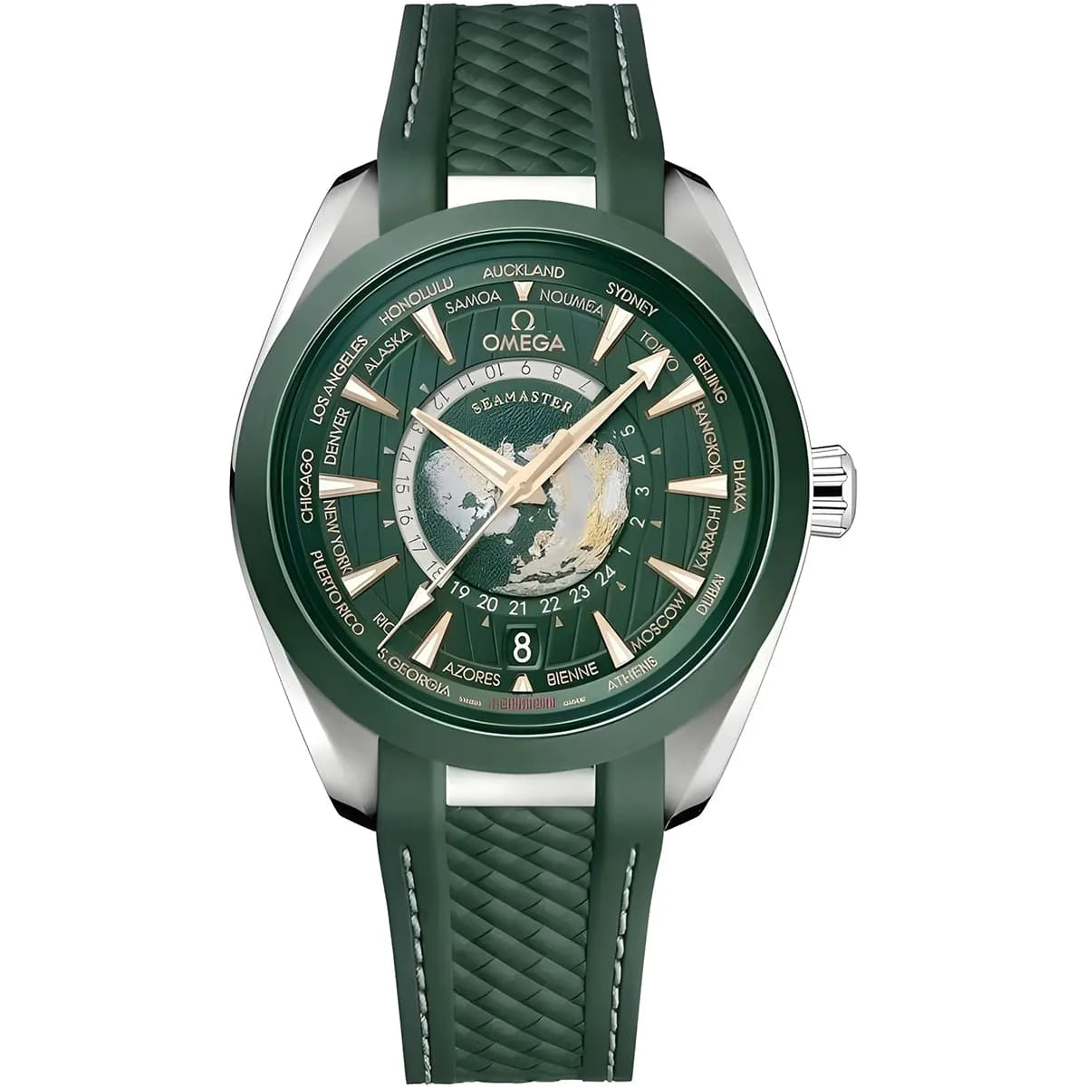Omega Seamaster Aqua Terra 150M Co-Axial Master Chronometer Gmt Worldtimer 43mm - 3 Colors