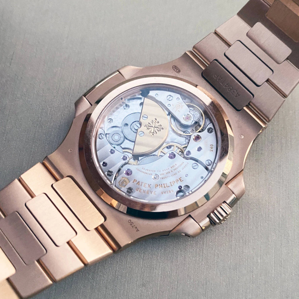 Patek Philippe Nautilus Moonphase Rose Gold Brown Dial 40mm - Mirror Original