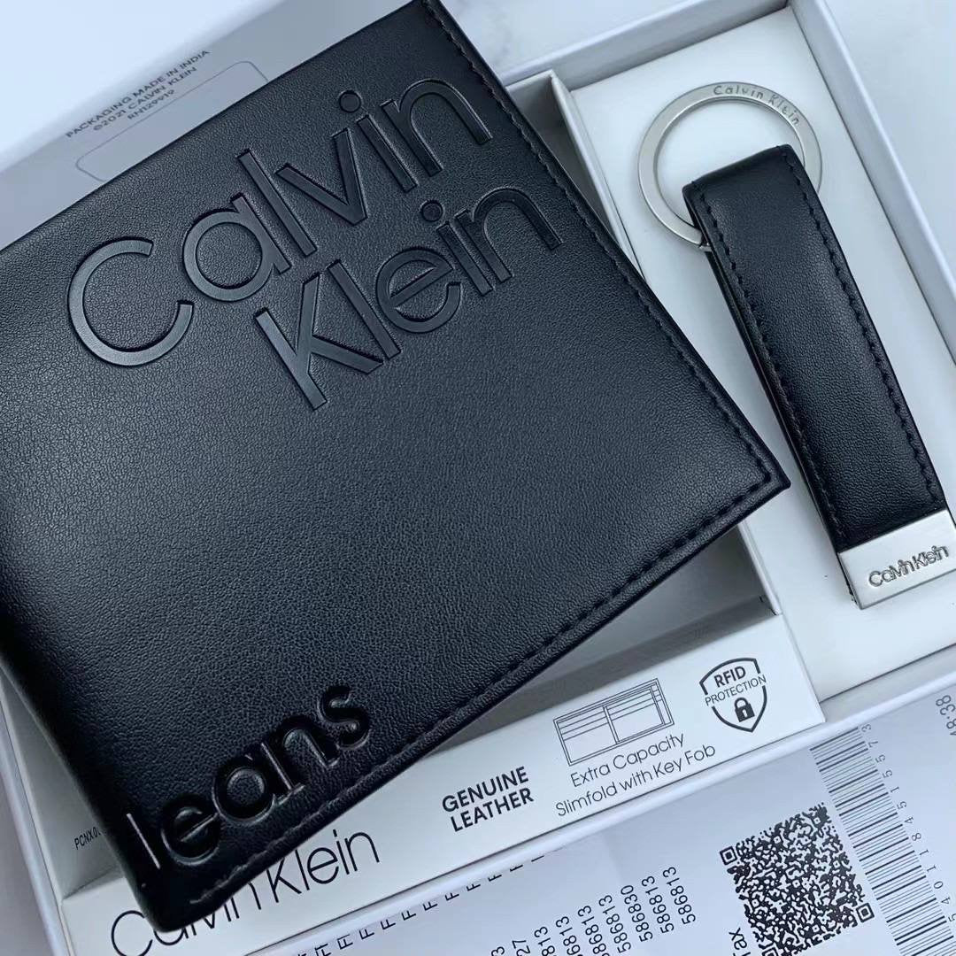 Calvin Klein Wallet & Keychain Set For Men #6