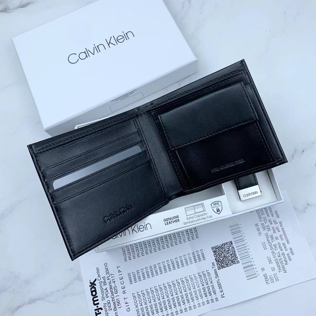 Calvin Klein Wallet & Keychain Set For Men #6
