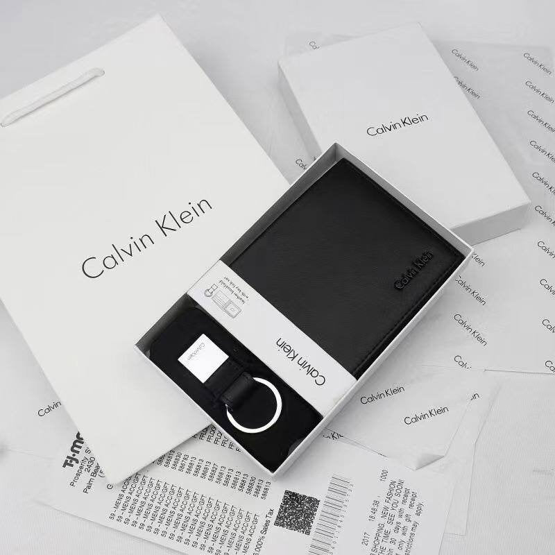 Calvin Klein Wallet & Keychain Set For Men #3