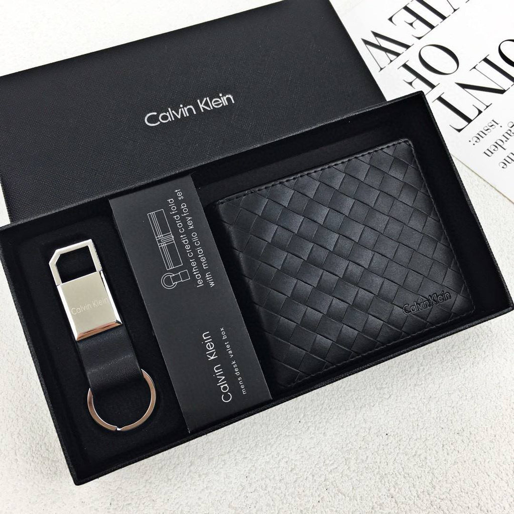 Calvin Klein Wallet & Keychain Set For Men #1