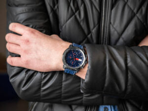 Tommy Hilfiger Men’s Watch – Model 1710582 | Sporty Blue Silicone Design