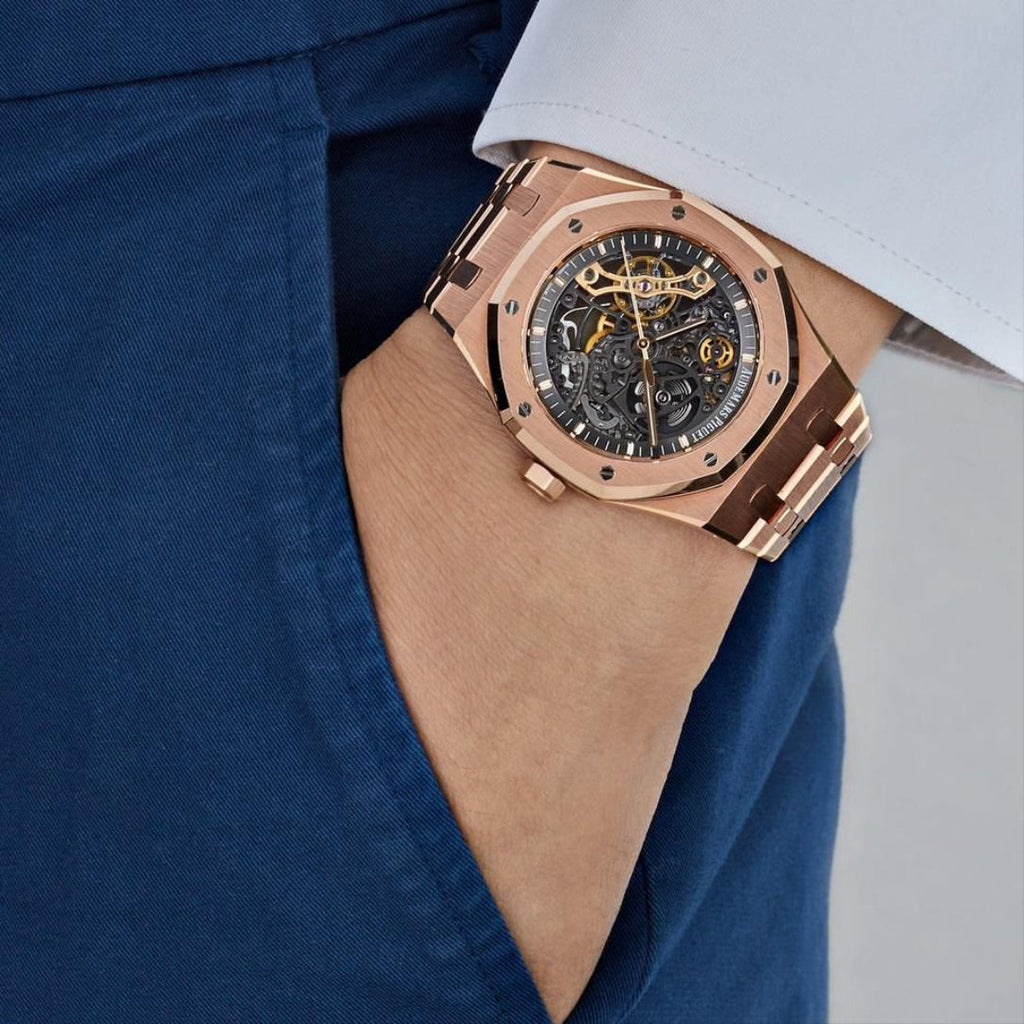 Audemars Piguet Royal Oak Rose Gold  - Skeleton Dial