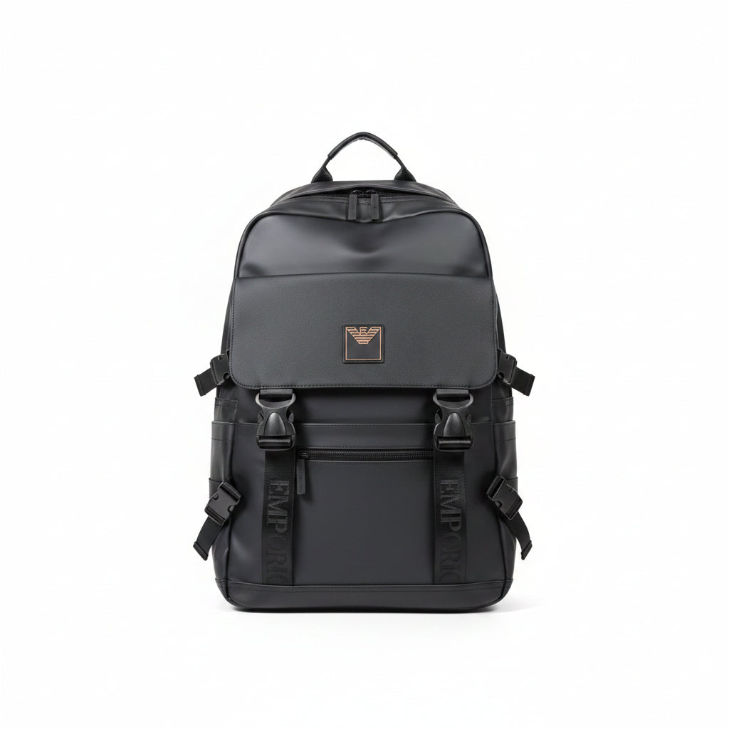 Emporio Armani Back Pack Bag Black Laptop