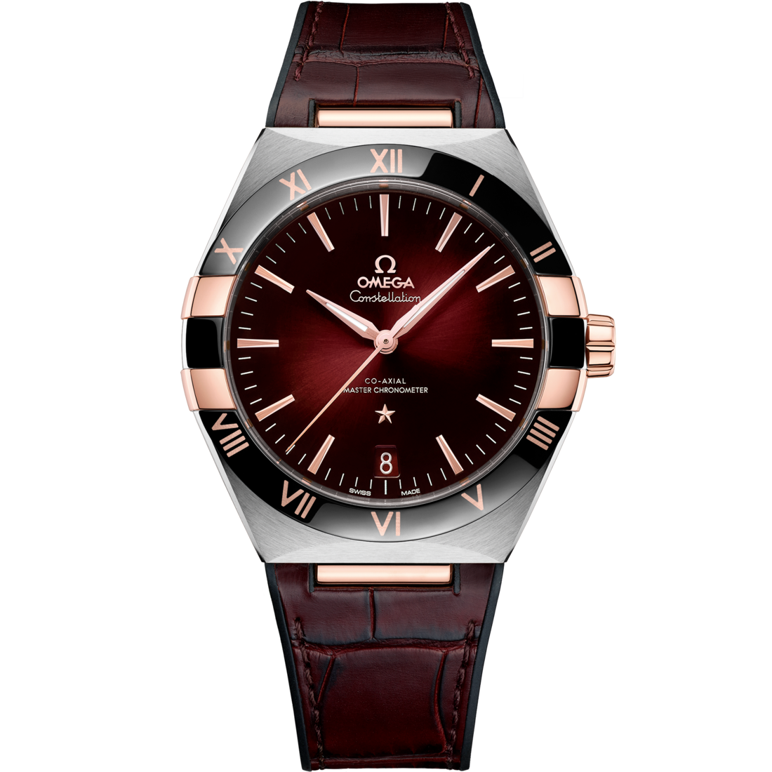 Omega Leather Watch For Men