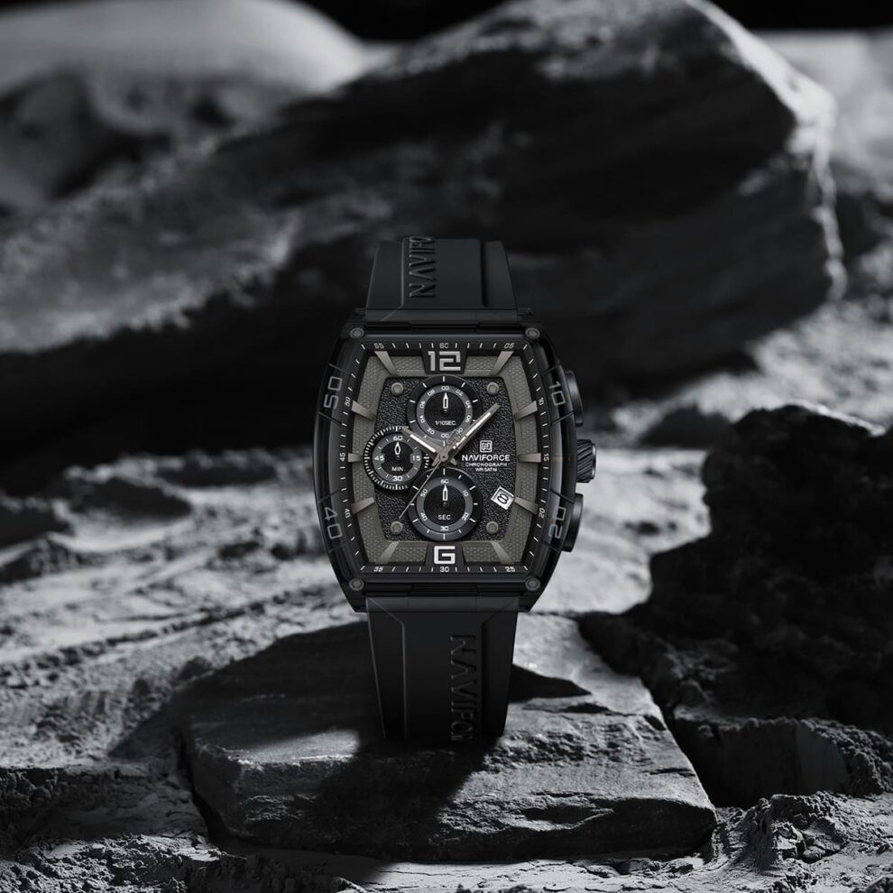 Naviforce Watch For Men NF6101-B-W-B