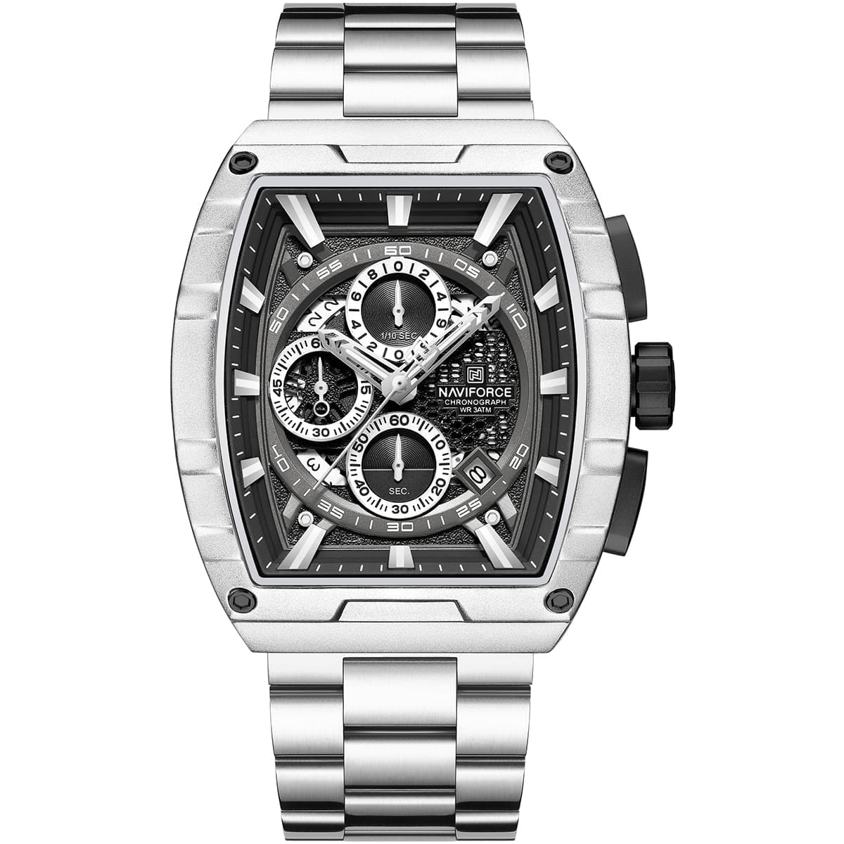 Naviforce Watch For Men NF8066-S-B-S
