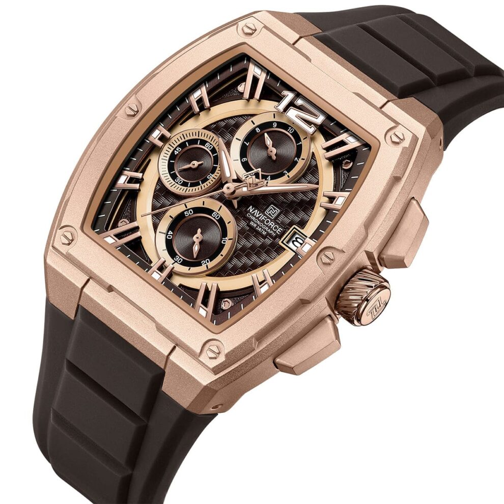 Naviforce Watch For Men NF8050-RG-RG-CE
