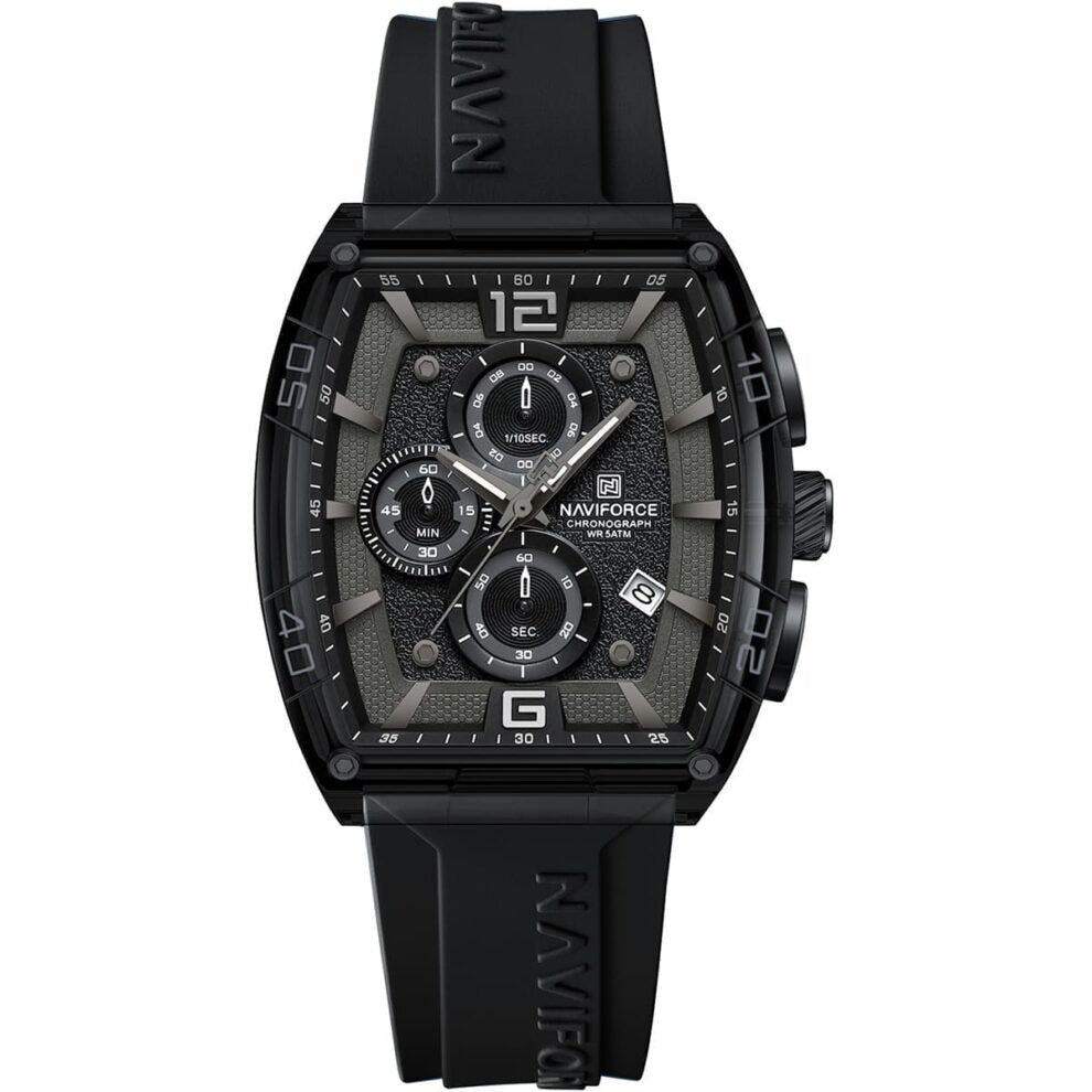 Naviforce Watch For Men NF6101-B-W-B