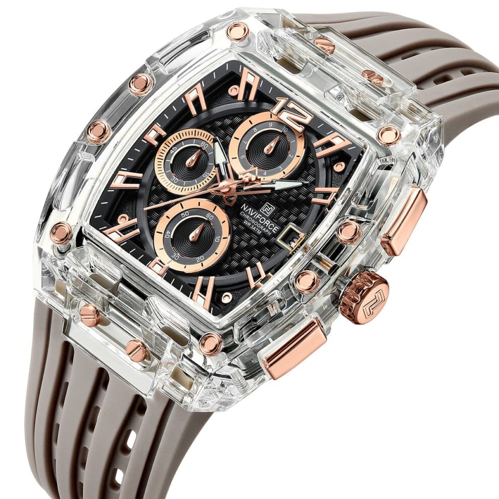 Naviforce Watch For Men NF7105-S-RG-GY