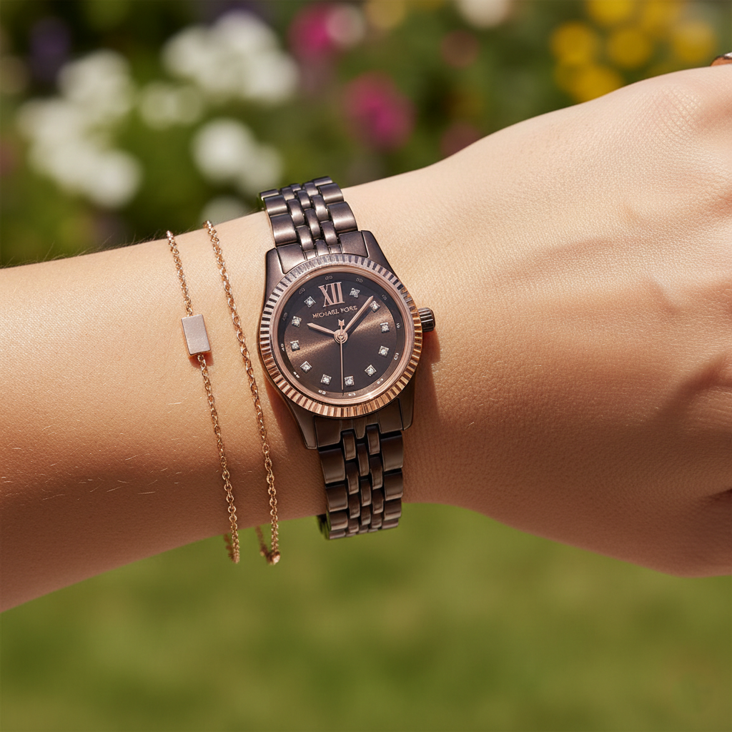 Michael Kors Lexington Mini MK4844 Chocolate