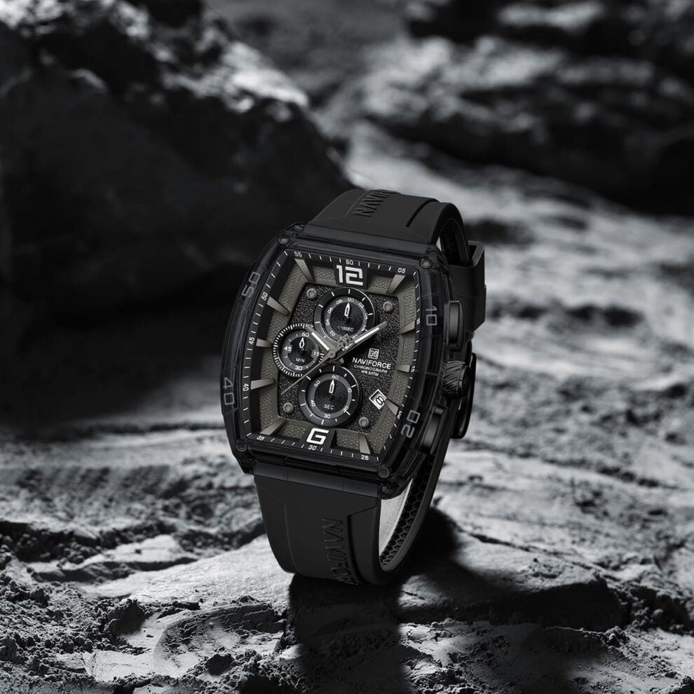 Naviforce Watch For Men NF6101-B-W-B