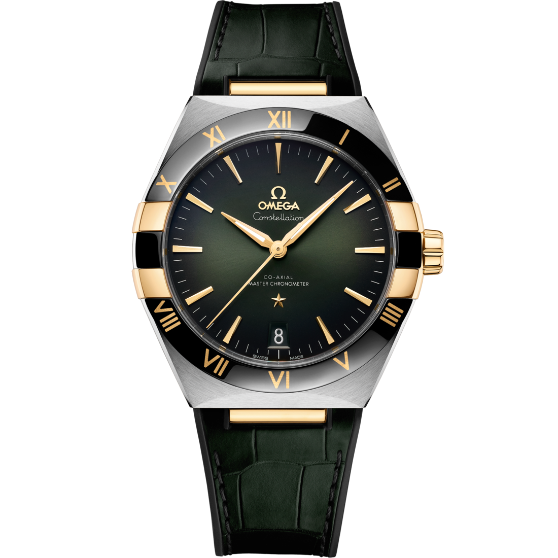 Omega Leather Watch For Men