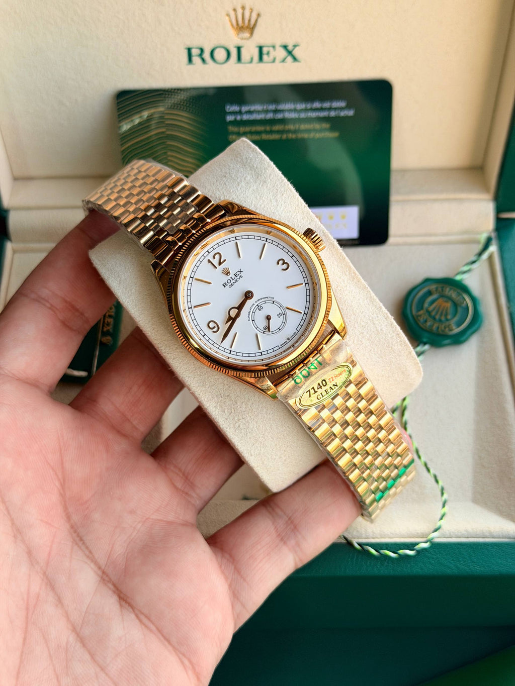 Rolex Perpetual 1908 Men's Mirror Original Watch