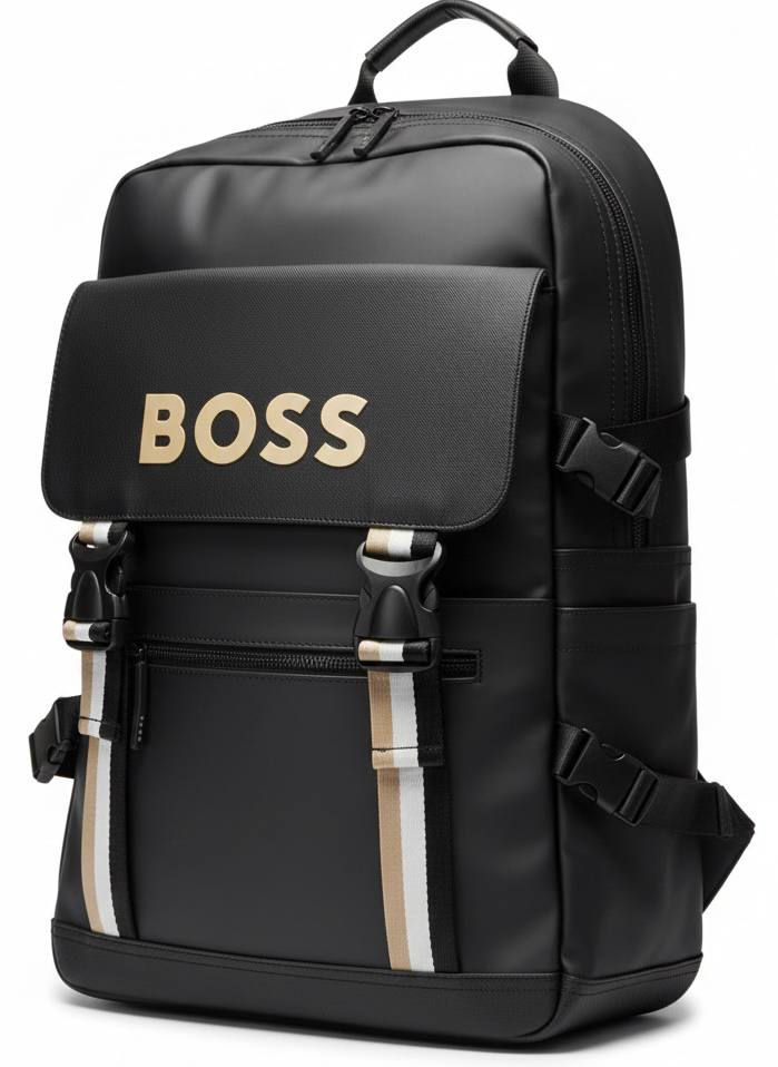 Hugo Boss Back Pack Bag Black Laptop