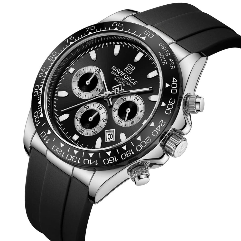 Naviforce Watch For Men NF8054-S-B-B