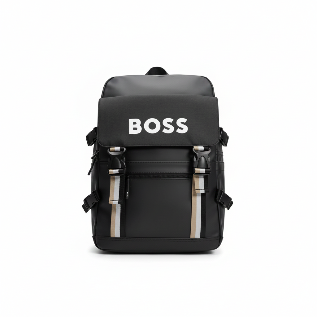 Hugo Boss Back Pack Bag Black Laptop