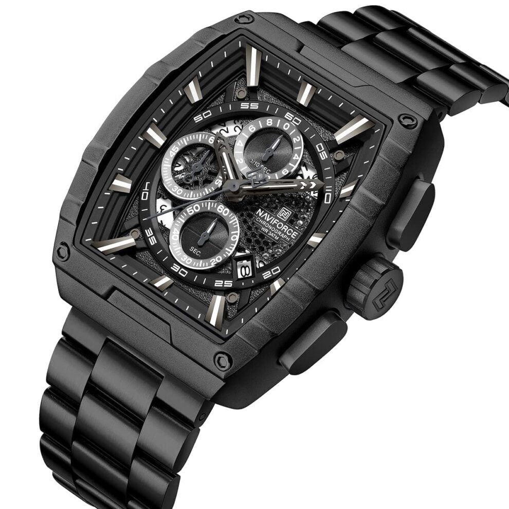 Naviforce Watch For Men NF8066-B-B-B