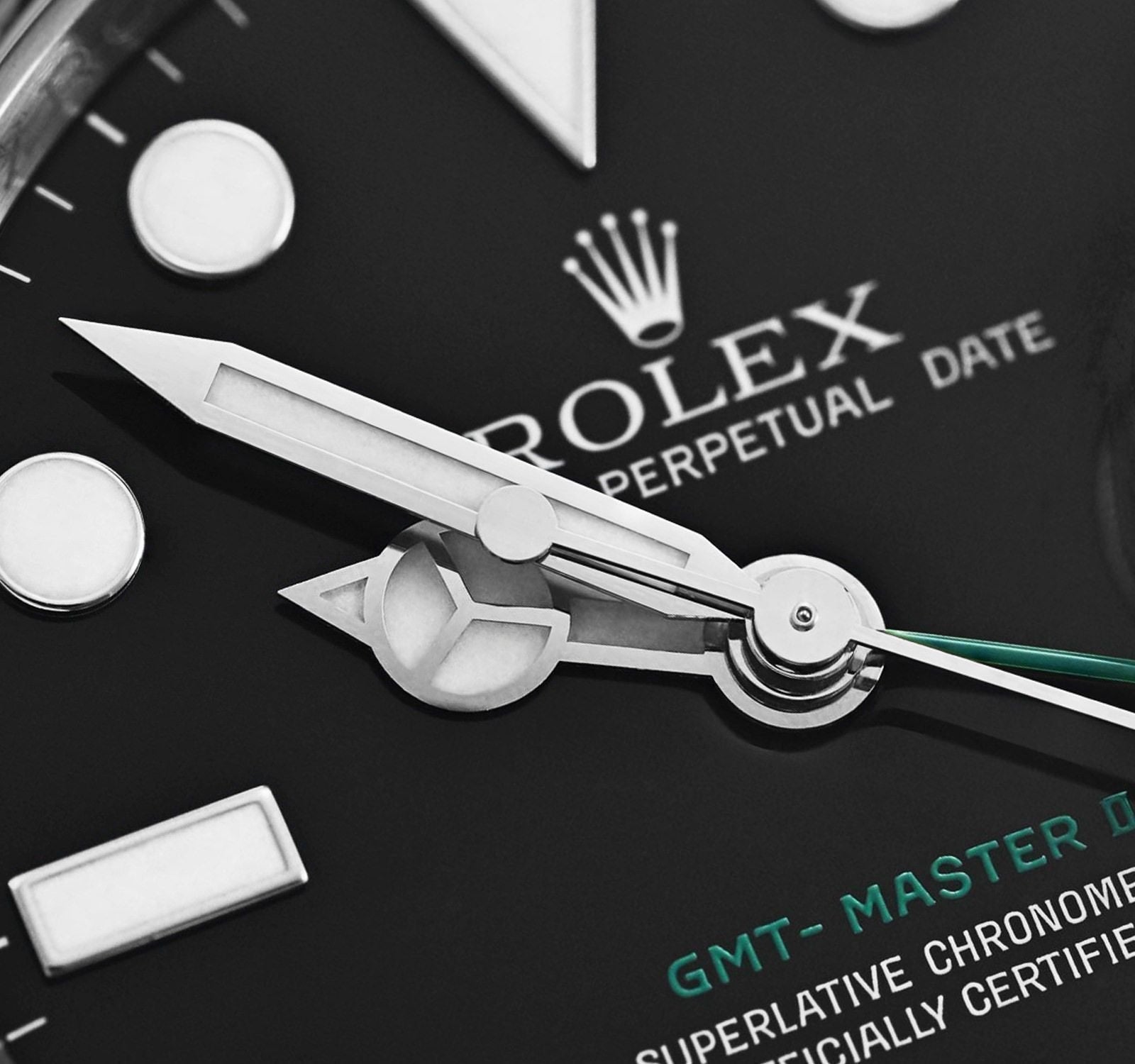 Rolex GMT-Master Watch For Men - Silver & Black