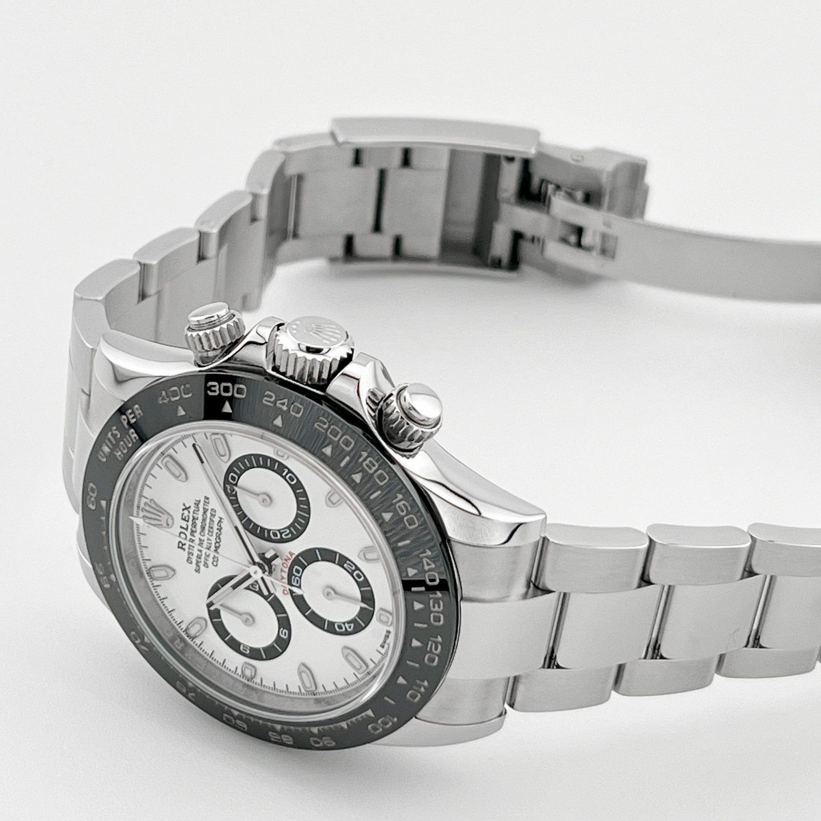 Rolex Cosmograph Daytona Watch For Men - White Dial