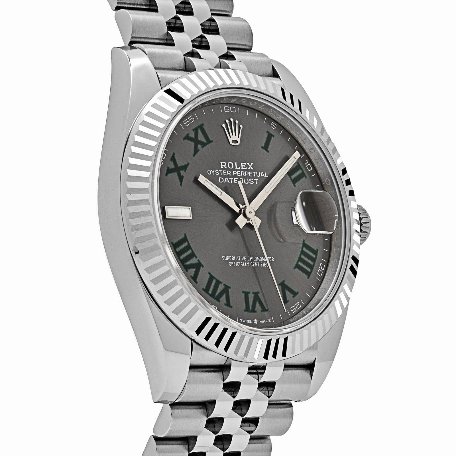 Rolex Datejust Watch For Men - Grey Dial