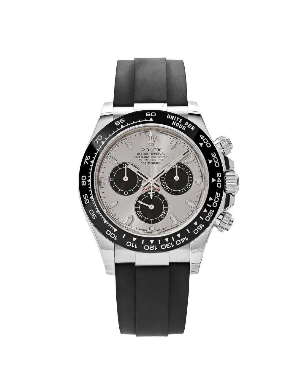 Rolex Cosmograph Daytona Watch For Men - Silver Dial