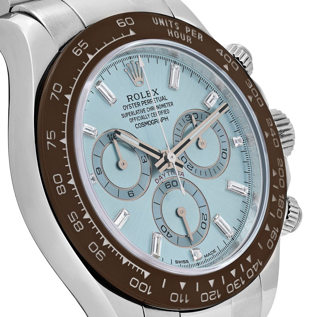 Rolex Cosmograph Daytona Watch For Men - Ice Blue Dial