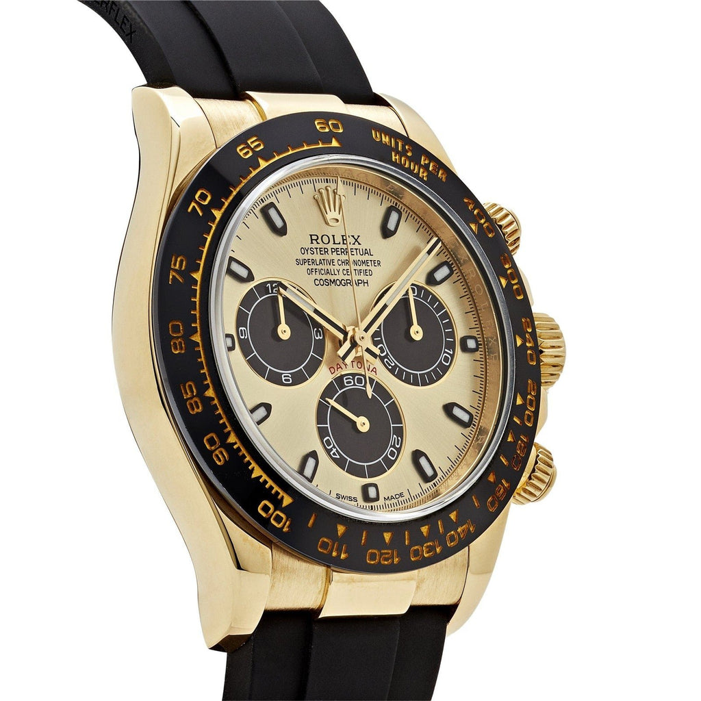 Rolex Cosmograph Daytona Watch For Men - Gold Dial