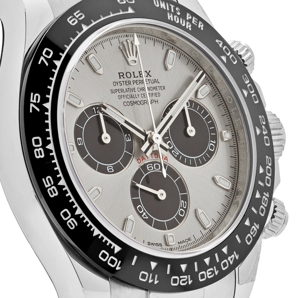 Rolex Cosmograph Daytona Watch For Men - Silver Dial