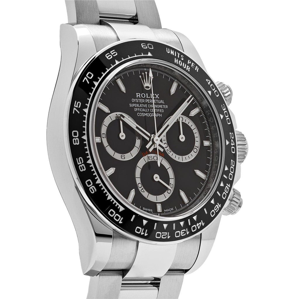 Rolex Cosmograph Daytona Watch For Men - Black Dial
