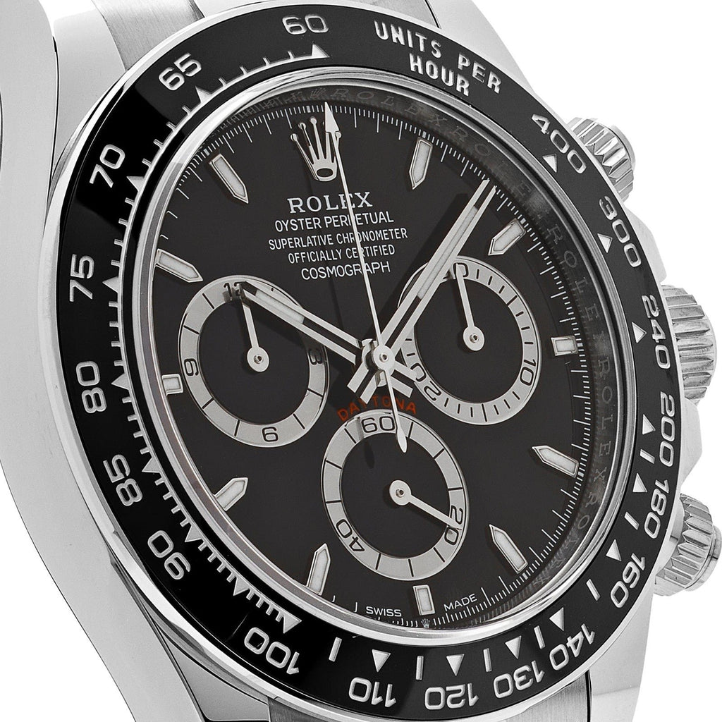 Rolex Cosmograph Daytona Watch For Men - Black Dial