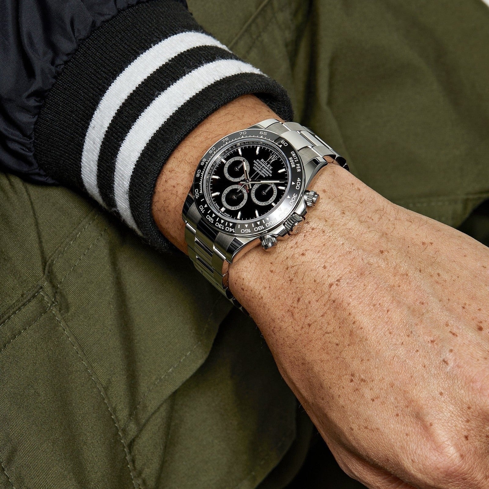 Rolex Cosmograph Daytona Watch For Men - Black Dial