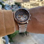 Tommy Hilfiger Men’s Watch – Model 1710570 | Elegant Two-Tone Silver & Gold Design